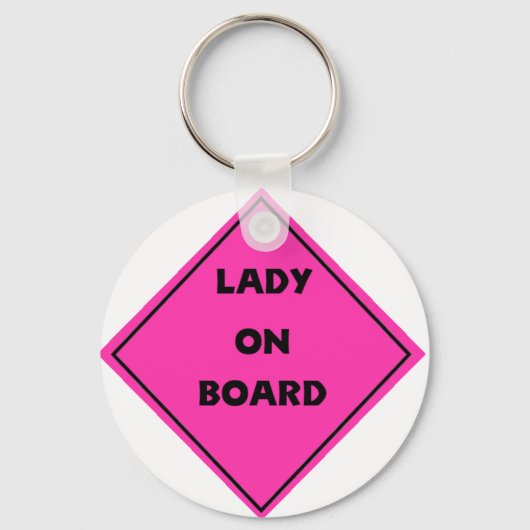 Porte-clés Dame à bord (Recto)