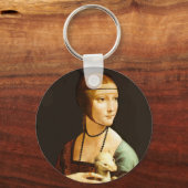 Porte-clés Dame avec Ermine (Recto)