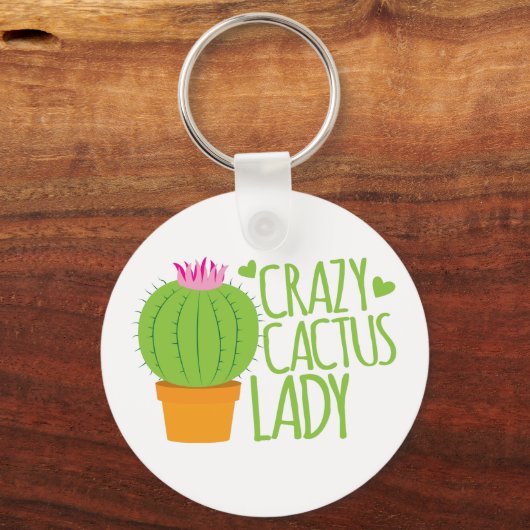 Porte-clés Dame Crazy Cactus (Recto)