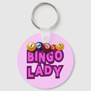 PORTE-CLÉS DAME DE BINGO-TEST