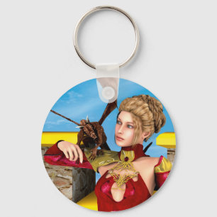 Porte-clés Dame Dragon