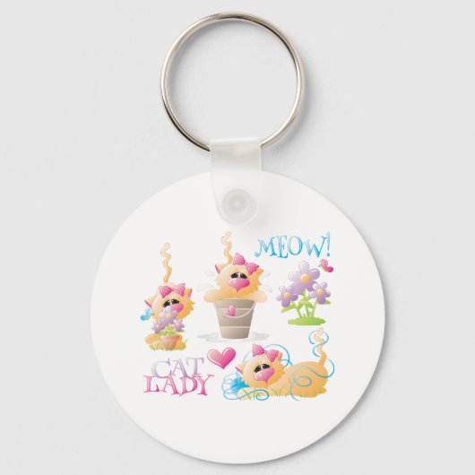 Porte-clés Dame du chat (Recto)