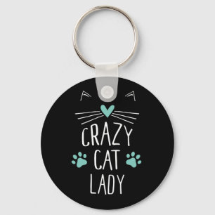 Porte-clés Dame du Crazy Cat