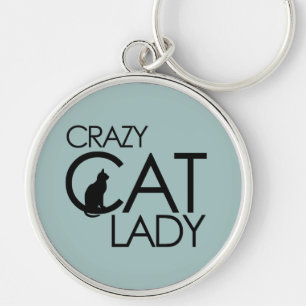 Porte-clés Dame du Crazy Cat