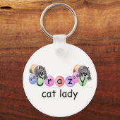 Porte-clés Dame du Crazy Cat (Recto)