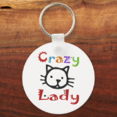 Porte-clés Dame du Crazy Cat (Recto)