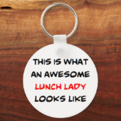 Porte-clés dame du déjeuner, géniale (Recto)