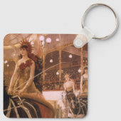 Porte-clés Dames des Voitures (alias Cirque) de James Tissot (Dos)
