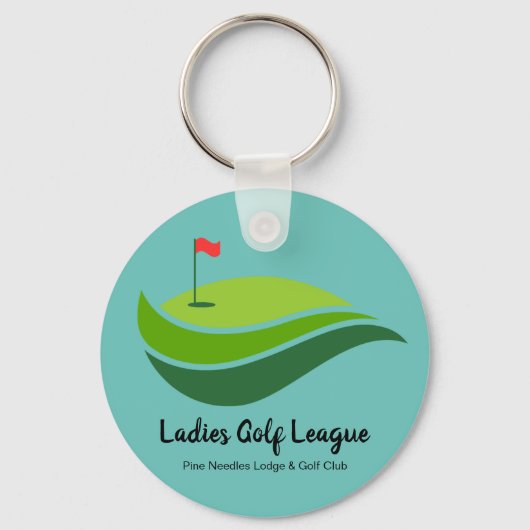 Porte-clés Dames Golf League Parti Favoriser Porte - clé (Recto)