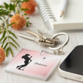 Porte-clés Dames Golfeur Personal Pink (Devant Droit)