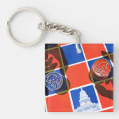 Porte-clés Damier d'élection (Devant)