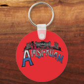 Porte-clés D'Amsterdam avec amour. (Verso)