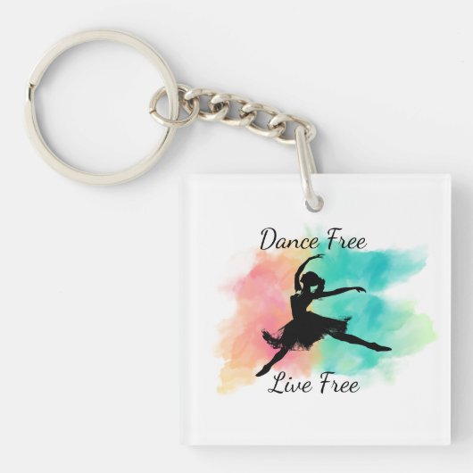 Porte-clés Dance Free Live Free Dance Keychain (Devant)