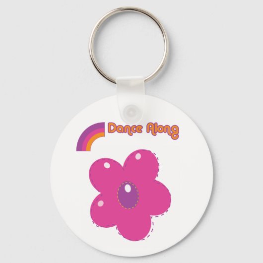 Porte-clés dancealong_key_chain_fleur (Recto)