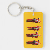 Porte-clés Dancing Donald Trump Christmas Keychain MAGA (Devant)