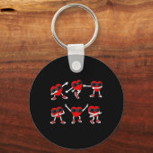 Porte-clés Dancing Hearts Dance Challenge Valentines Day Boys (Verso)