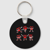 Porte-clés Dancing Hearts Dance Challenge Valentines Day Boys (Verso)