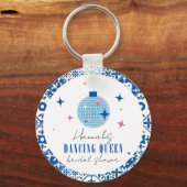 Porte-clés Dancing Queen grec Musical disco nuptiale douche (Recto)