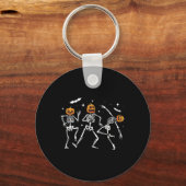 Porte-clés Dancing Skeleton Citrouille Halloween (Recto)