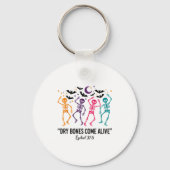Porte-clés Dancing Skeleton Dry Bones Come Alive Christian Ha (Recto)