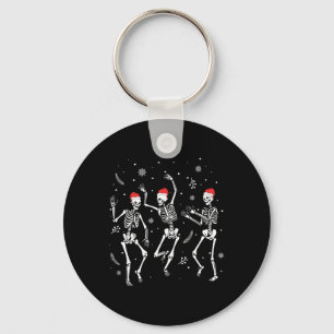 Porte-clés Dancing Skeleton Noël 2025 Éffrayant Funny Chris