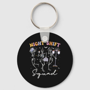 Porte-clés Dancing Skeleton Nurse Night Squale Shift Hallowee