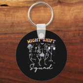 Porte-clés Dancing Skeleton Nurse Night Squale Shift Hallowee (Recto)
