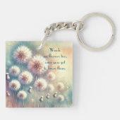 Porte-clés Dandelion Blowball & Citation (Dos)
