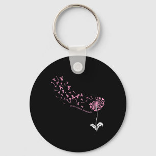 Porte-clés Dandelion Sensibilisation au cancer du sein rose R