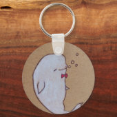 Porte-clés dandy béluga (Recto)