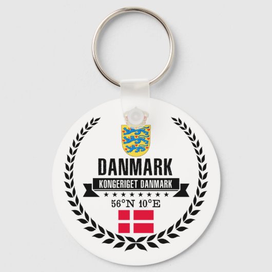 Porte-clés Danemark (Recto)