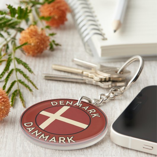 Porte-clés Danemark Danmark (Devant Droit)