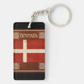 Porte-clés Danemark Souvenir Porte - clé (Dos)