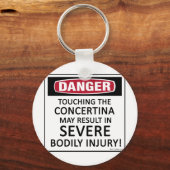 Porte-clés Danger Concertina (Recto)