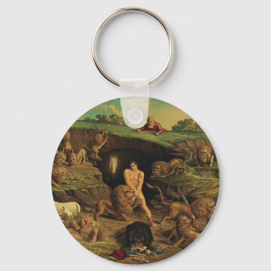 Porte-clés Daniel dans la fosse aux lions (Recto)