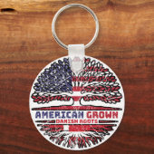 Porte-clés Danish Denmark US American États-Unis Tree (Recto)