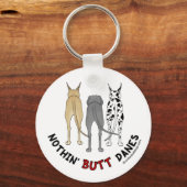 Porte-clés Danois rien de Butt (Recto)