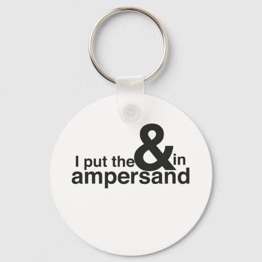 Porte-clés & dans Ampersand (Recto)