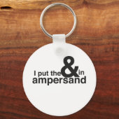 Porte-clés & dans Ampersand (Recto)