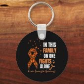 Porte-clés Dans Cette Famille, Personne Ne Lutte Seul Contre (Recto)