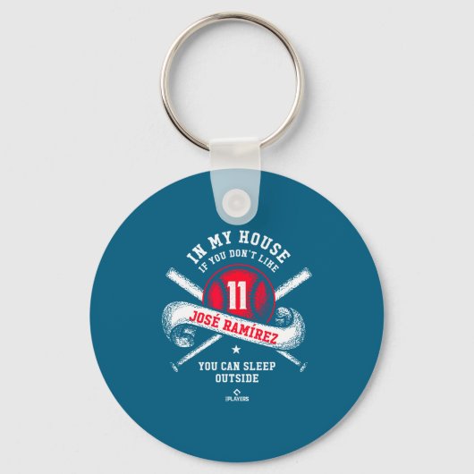 Porte-clés Dans Funny House Jose Ramirez Mlbpa Mlb (Recto)