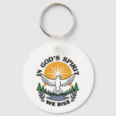 Porte-clés Dans l’Esprit de Dieu, nous nous élevons - Foi et  (Verso)