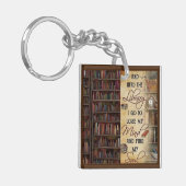 Porte-clés Dans la bibliothèque Je vais (Devant gauche)