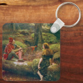 Porte-clés Dans la forêt d'Arden, vers 1892 par John Collier (Verso)