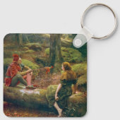 Porte-clés Dans la forêt d'Arden, vers 1892 par John Collier (Dos)