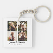 Porte-clés Dans la mémoire aimante | 5 Collage photo | Mémori (Dos)