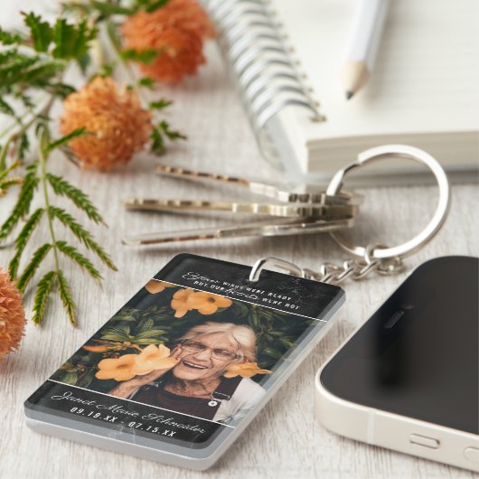 Porte-clés Dans la mémoire aimante | Conservation de photos e (Devant droit)