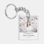 Porte-clés Dans la mémoire aimante | Photo commémorative de l (Devant gauche)