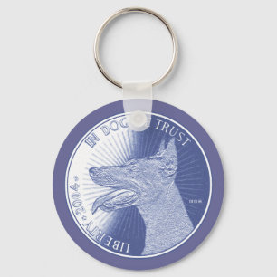 Porte-clés Dans le chien