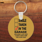 PORTE-CLÉS DANS LE GARAGE BÂTIMENT D'UNE CHAÎNE CHAUDE (Recto)